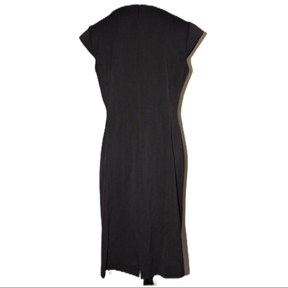 R&K Career Solid Gray Professional Dress 12 - Picture 4 of 6